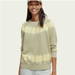 SCOTCH & SODA 100% organic cotton, tie dye sweatshirt.